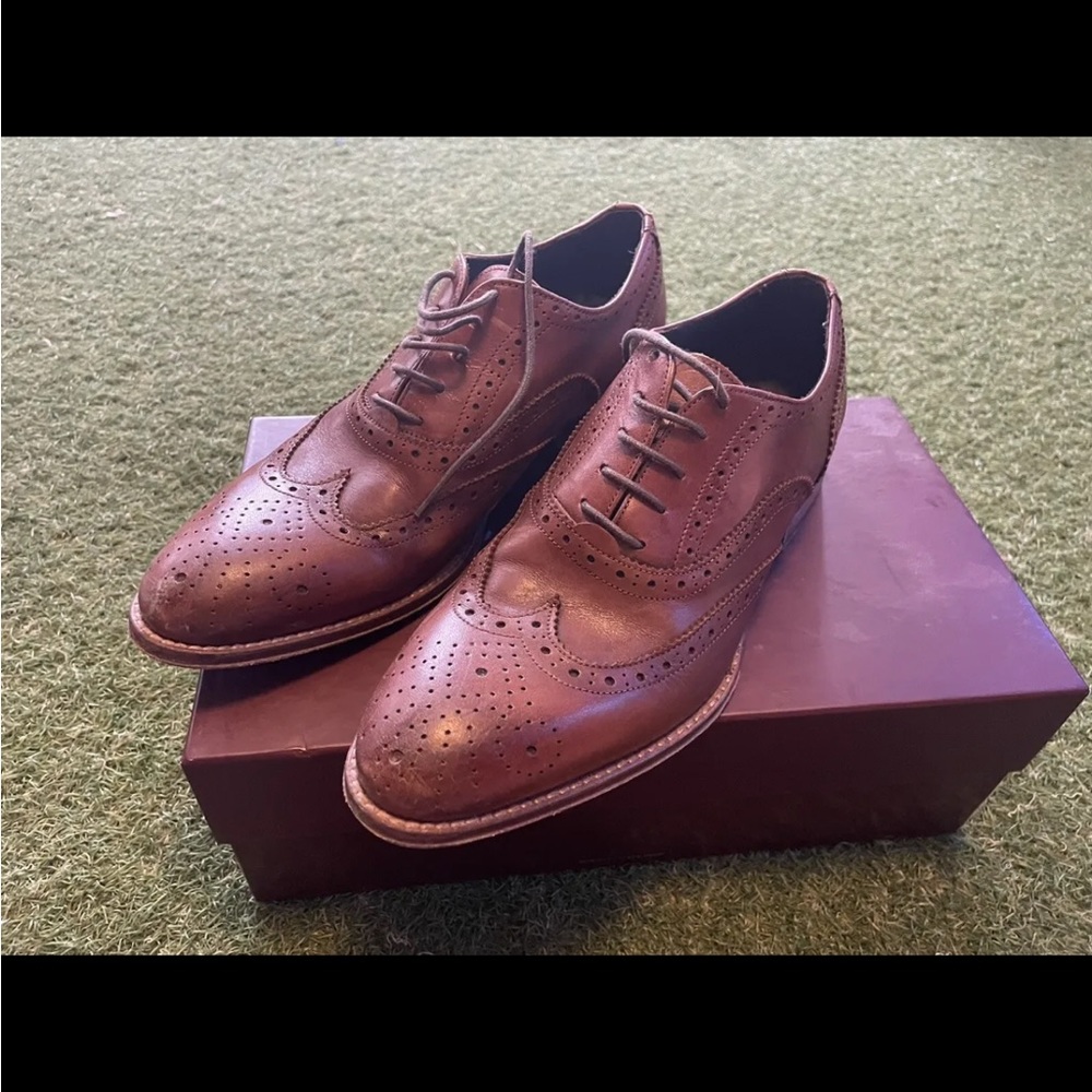 Mens To Boot New York Adam Derrick Lace Up Wingtip Dress Shoes Size 7
